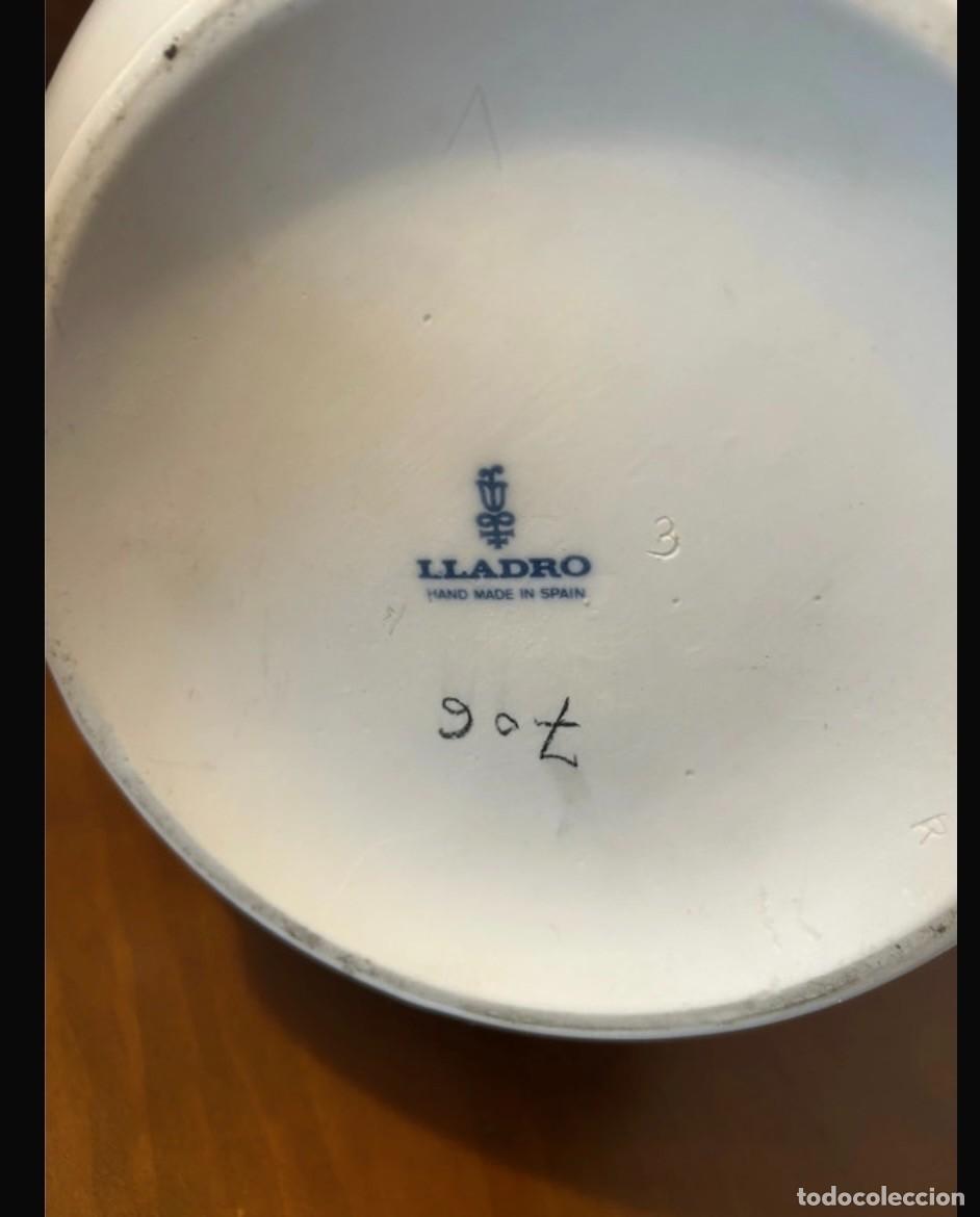 Vintage: L&aacute;mpara Lladr&oacute;. C&uacute;pula con encaje, Lace Dome - Foto 4