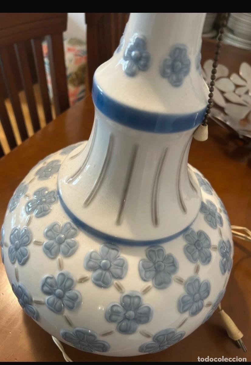 Vintage: L&aacute;mpara Lladr&oacute;. C&uacute;pula con encaje, Lace Dome - Foto 5