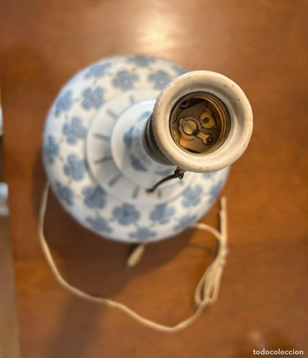 Vintage: L&aacute;mpara Lladr&oacute;. C&uacute;pula con encaje, Lace Dome - Foto 6