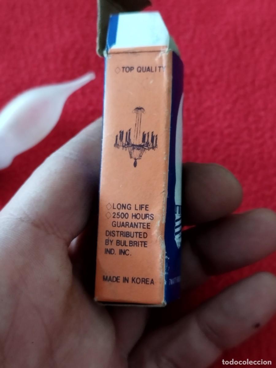 Vintage: Bombilla de llama esmerilada de 7 vatios. Sin probar. - Foto 5
