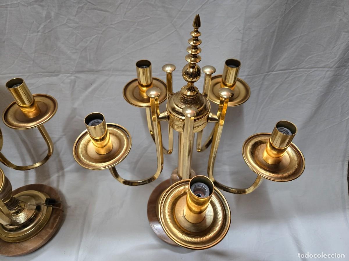 Vintage: PAREJA DE LAMPARA ELECTRICA CANDELABRO - Foto 5