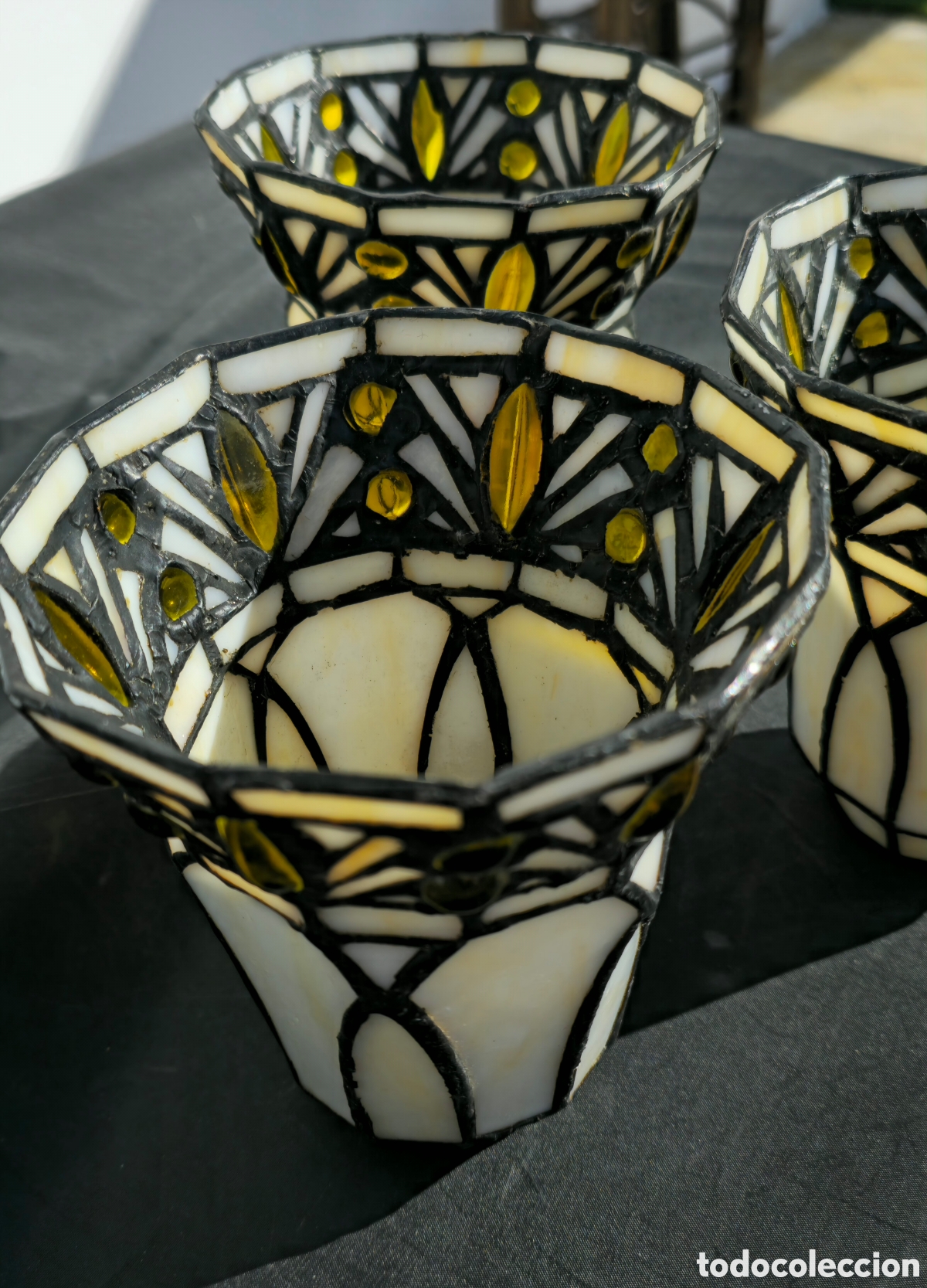 Vintage: Set tulipas Tiffany vintage - Foto 4
