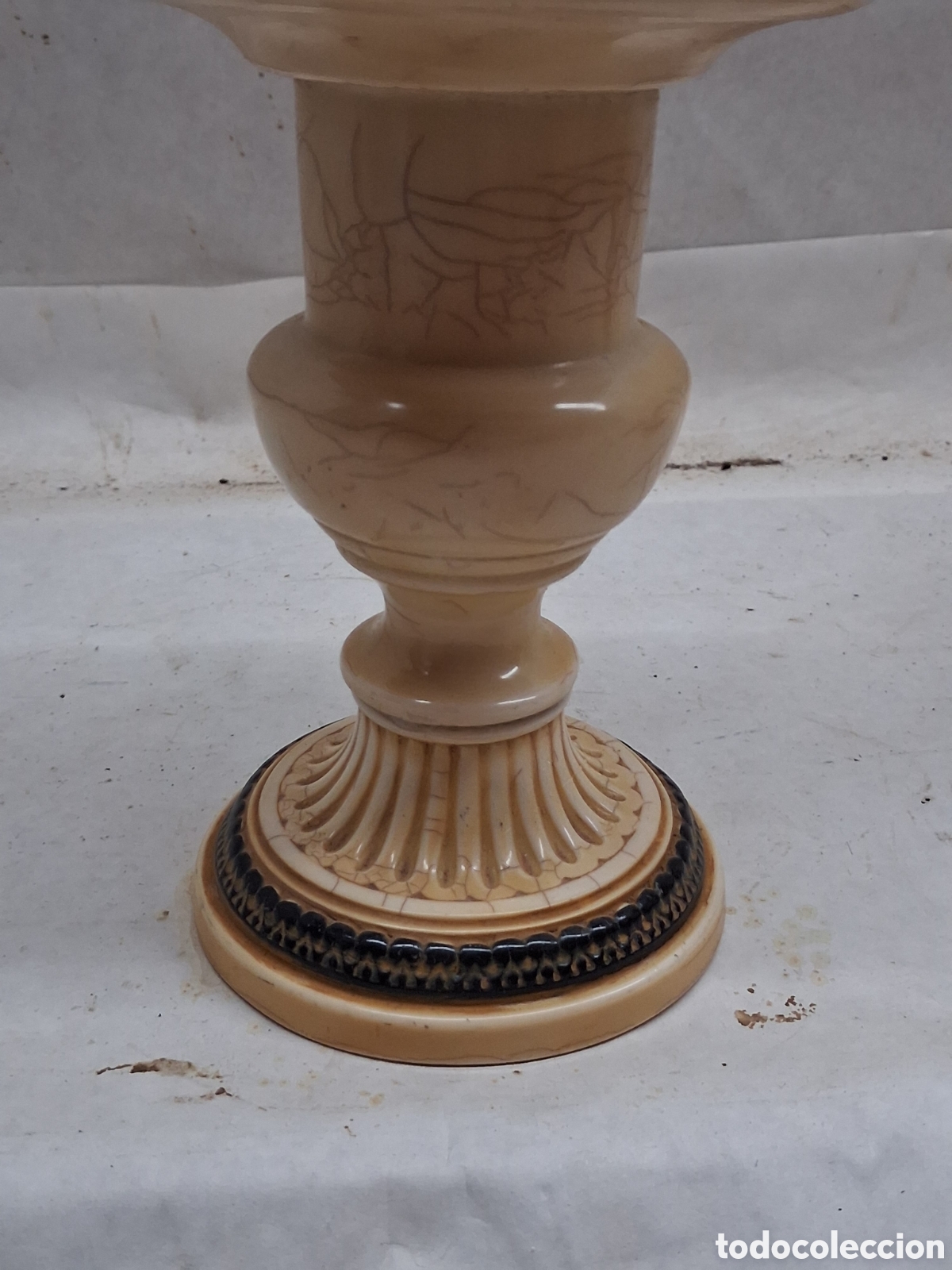 Vintage: Pareja candelabros resina - Foto 4