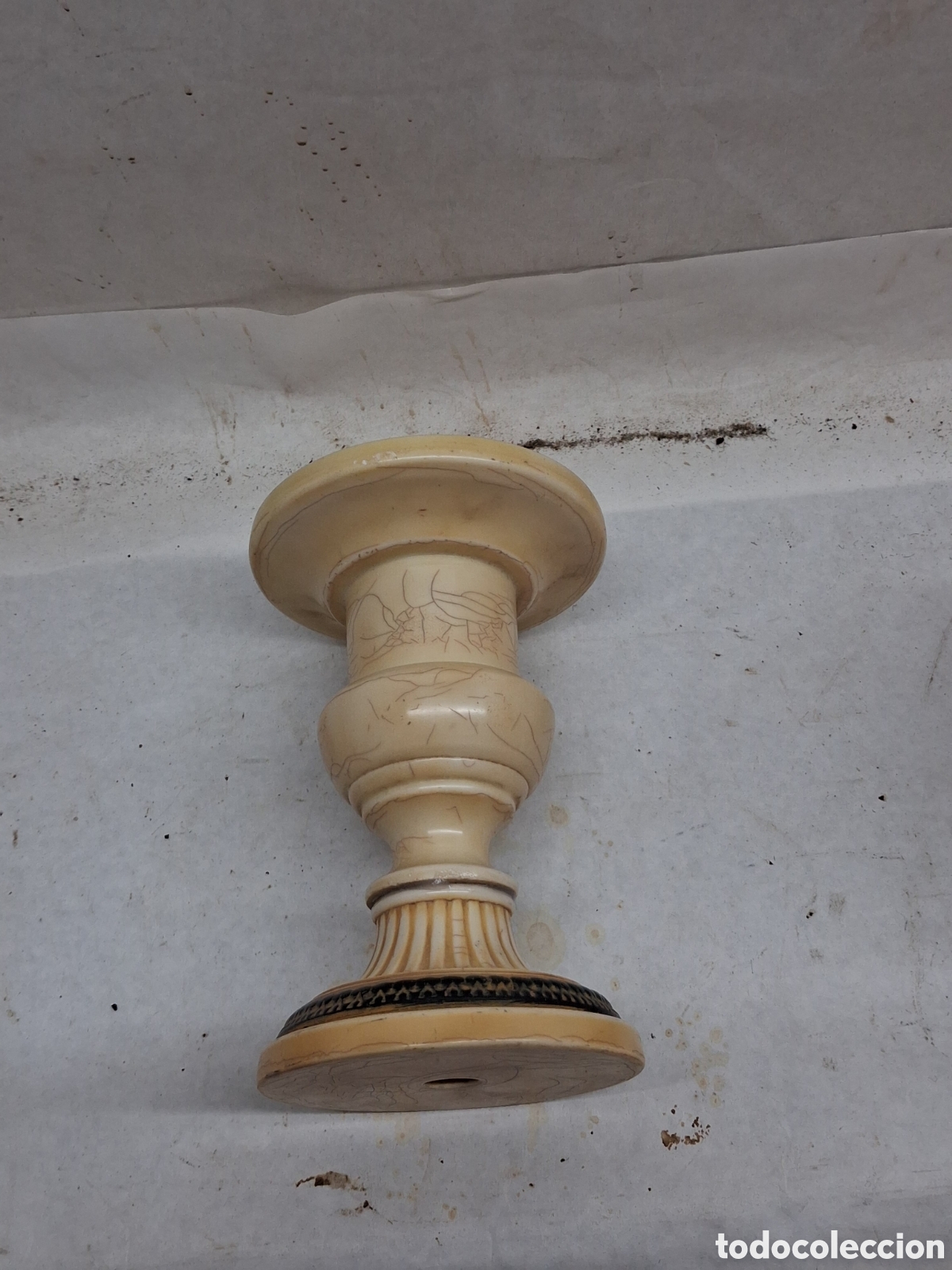Vintage: Pareja candelabros resina - Foto 6