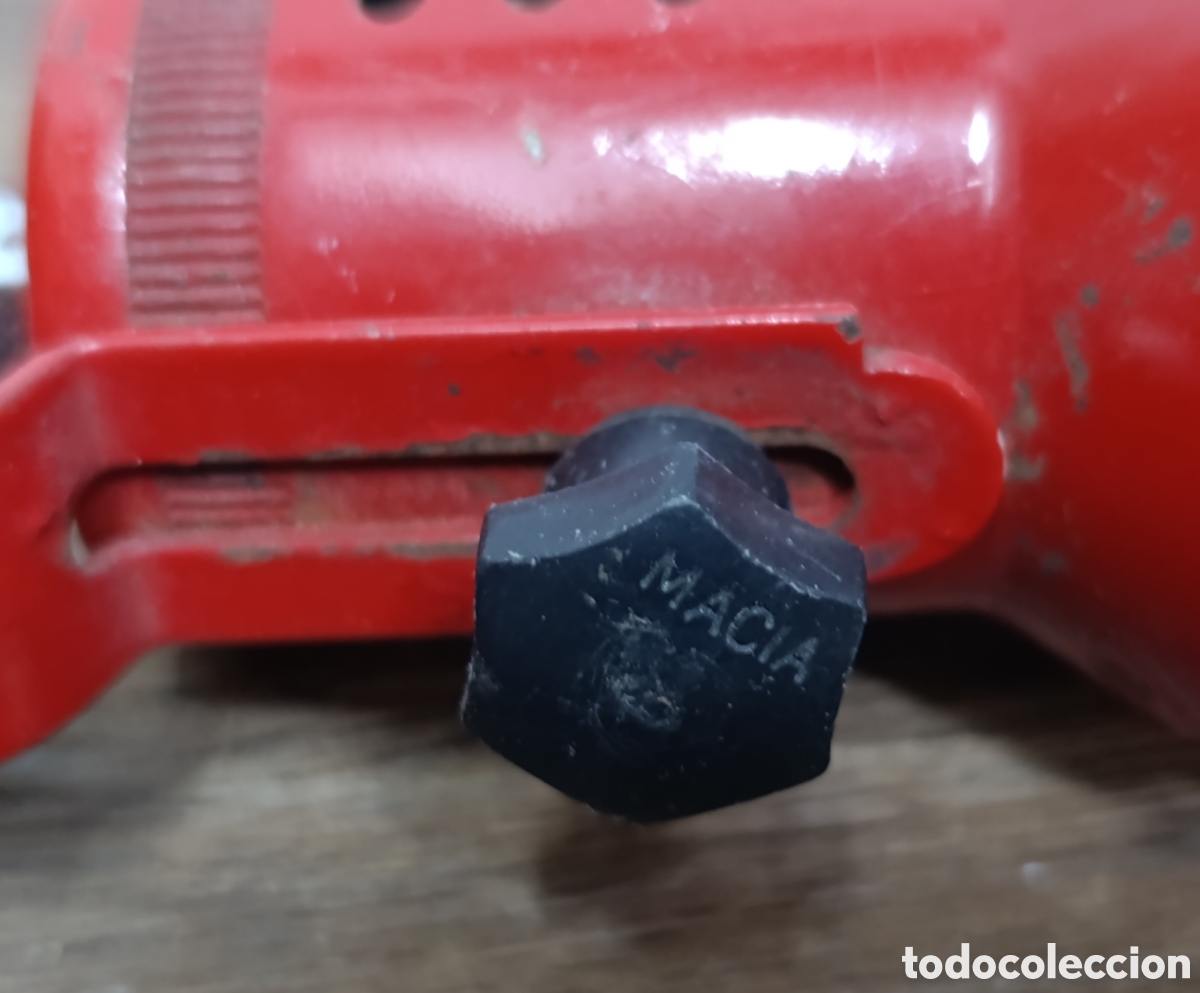 Vintage: ANTIGUA L&Aacute;MPARA DE PINZA MARCA MACIA - Foto 8