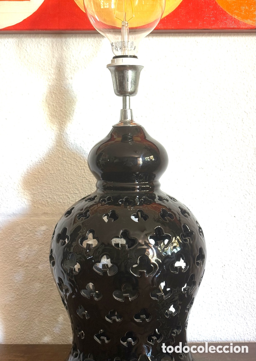 Vintage: GRAN L&Aacute;MPARA DE MESA VINTAGE - Foto 4