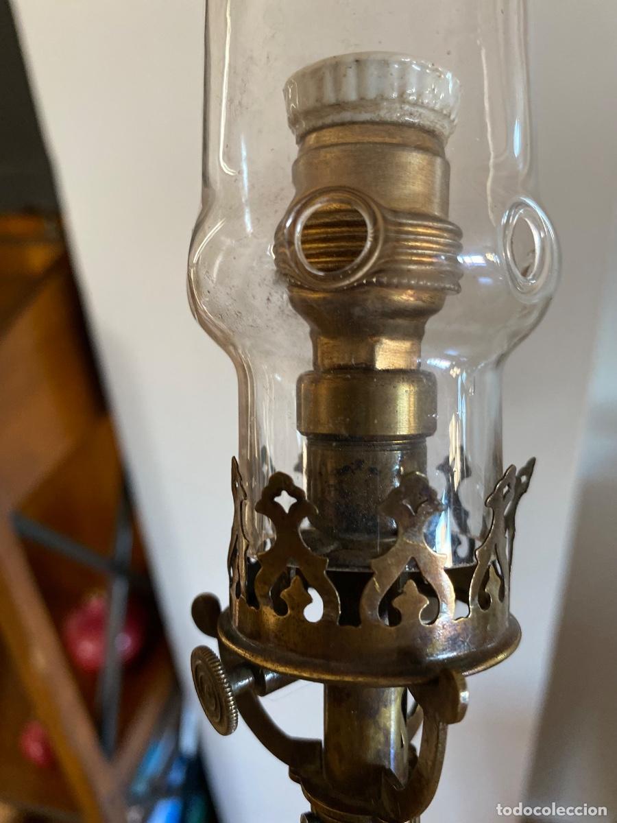 Vintage: Aplique antiguo de gas, convertido a electru - Foto 1