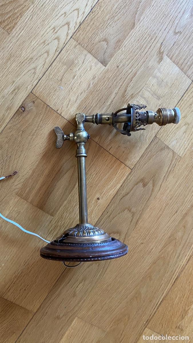 Vintage: Aplique antiguo de gas, convertido a electru - Foto 7