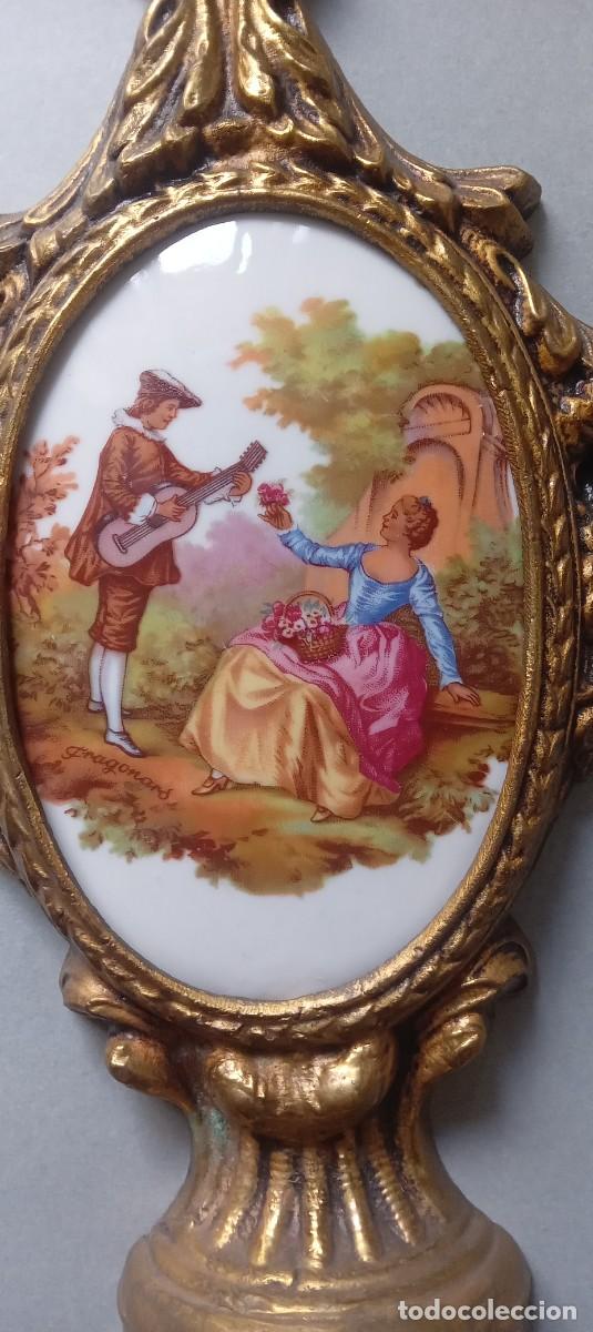 Vintage: Pareja de apliques estilo Luis XV - Foto 6