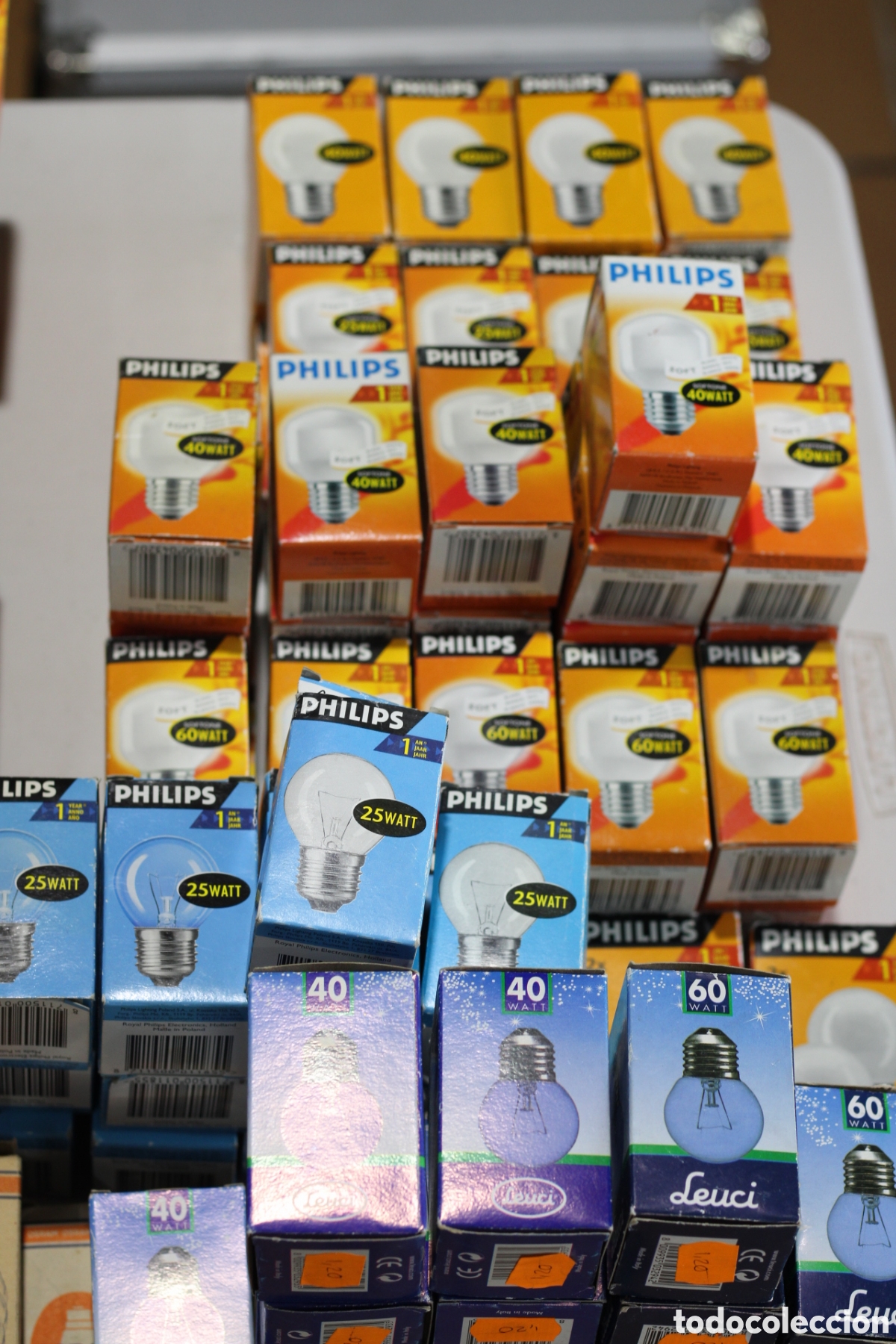 Vintage: Lote 207 Bombillas Vintage PHILIPS - Foto 9
