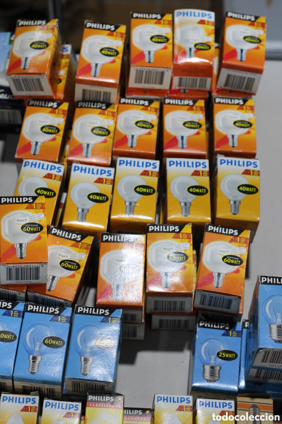 Vintage: Lote 207 Bombillas Vintage PHILIPS - Foto 10