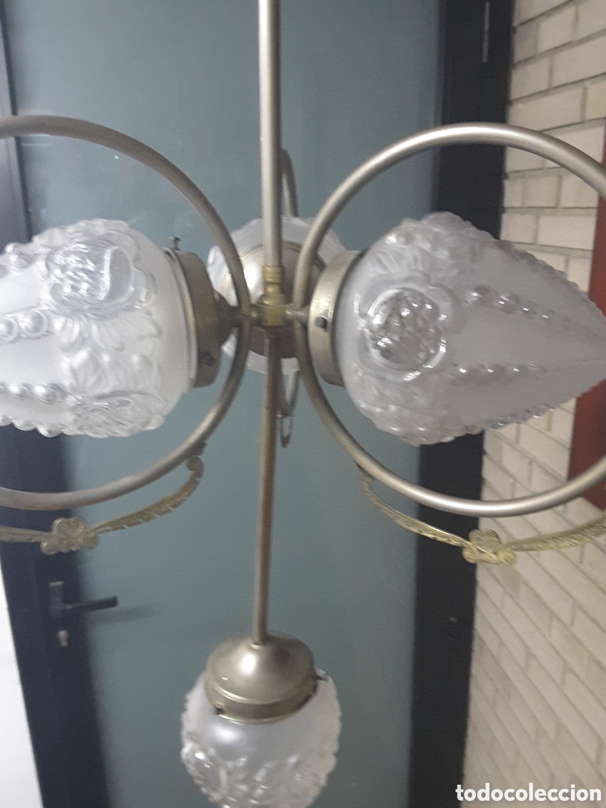 Vintage: L&aacute;mpara de techo modernista - Foto 4