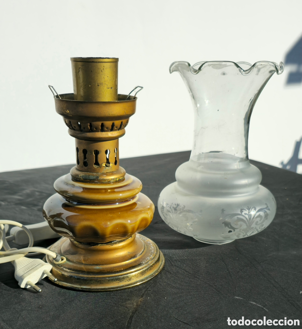 Vintage: Lampara quinque ceramica - Foto 4
