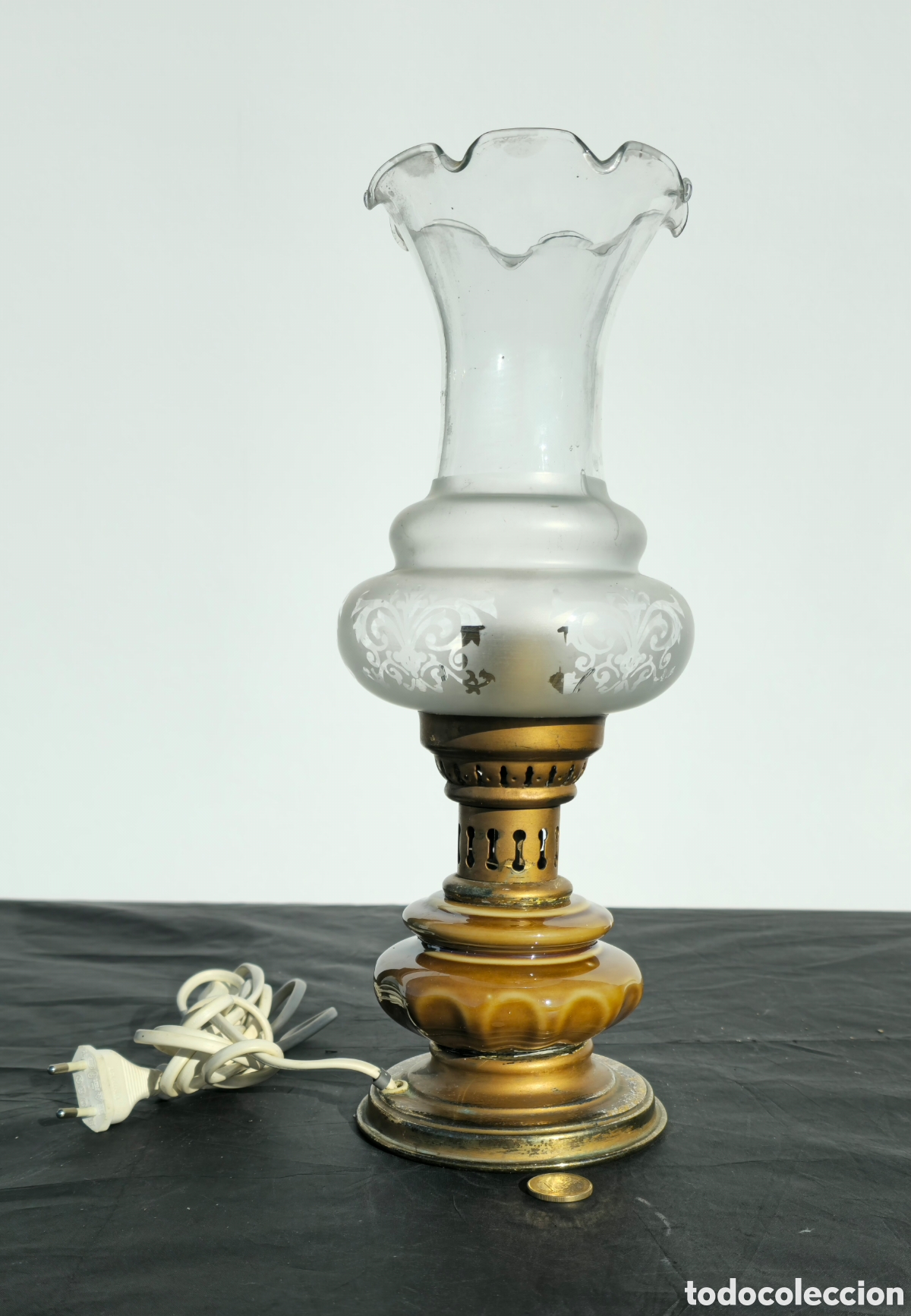 Vintage: Lampara quinque ceramica - Foto 2