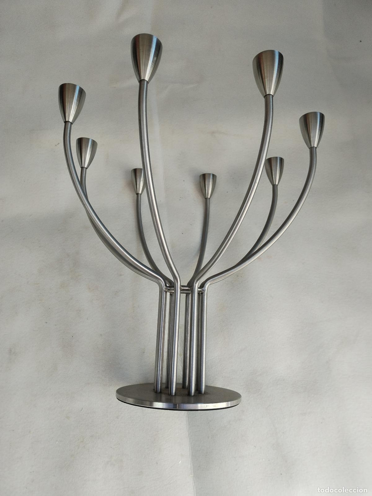 Vintage: candelabro vintage de metal - Foto 4