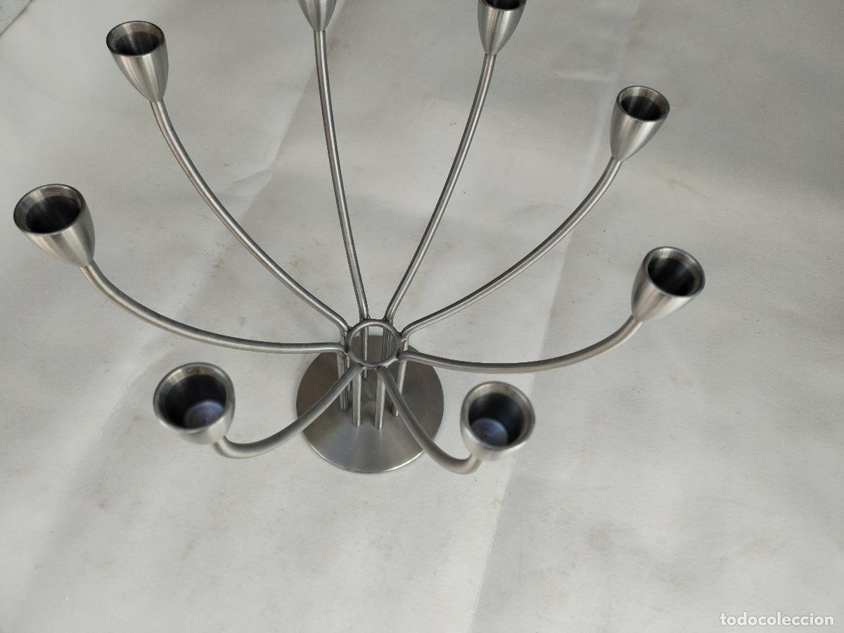 Vintage: candelabro vintage de metal - Foto 7