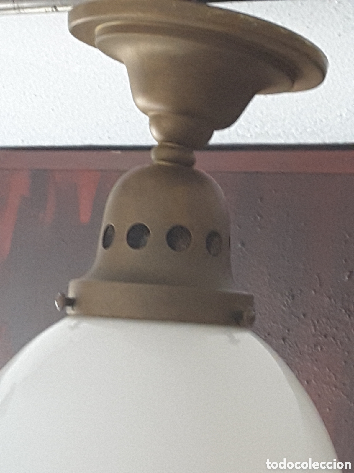 Vintage: L&aacute;mpara de techo luzette - Foto 7