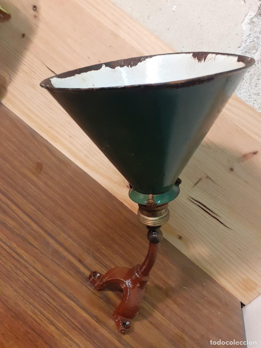 Vintage: Lampara aplique industrial - Foto 1
