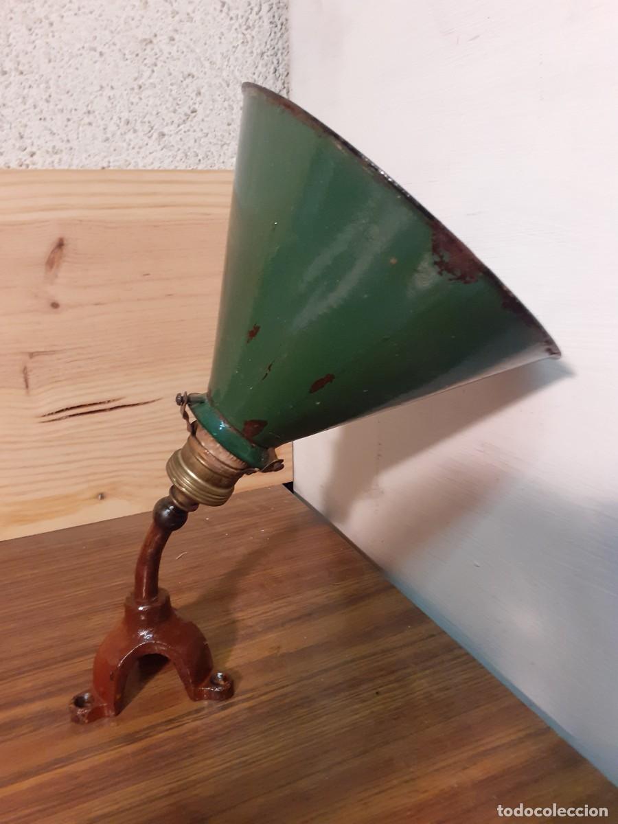 Vintage: Lampara aplique industrial - Foto 5