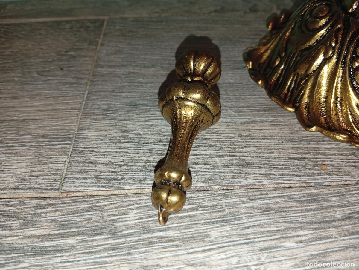 Vintage: Remate plaf&oacute;n floron para L&aacute;mpara de Techo bronce - Foto 5