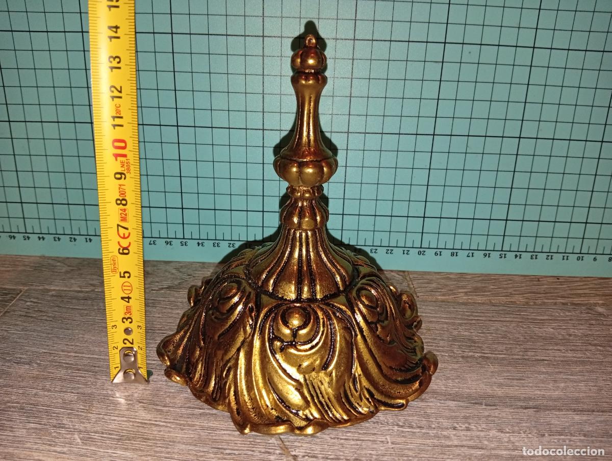 Vintage: Remate plaf&oacute;n floron para L&aacute;mpara de Techo bronce - Foto 11