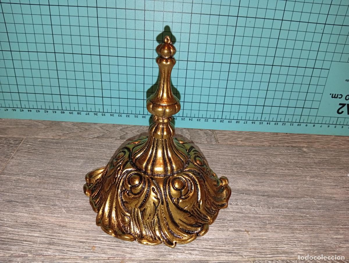 Vintage: Remate plaf&oacute;n floron para L&aacute;mpara de Techo bronce - Foto 1