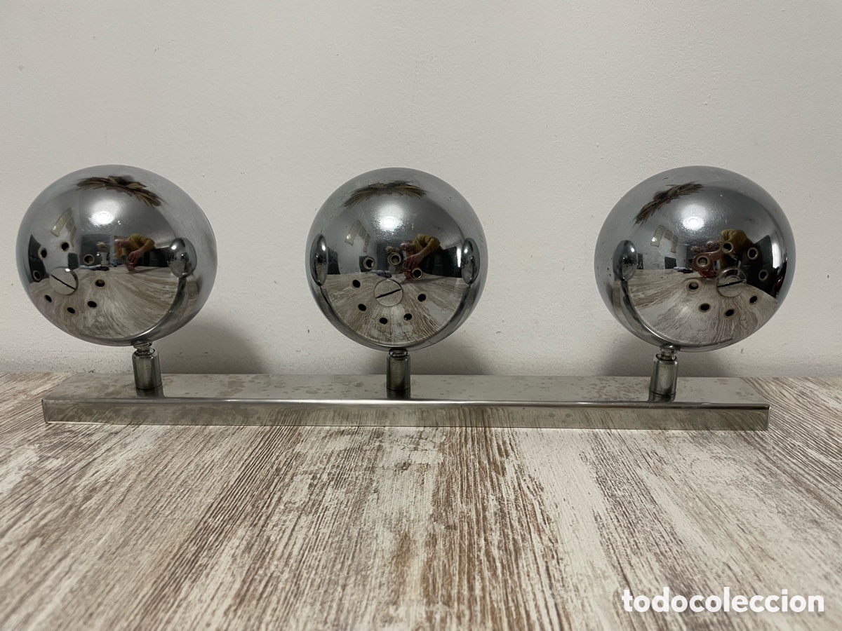 Vintage: L&Aacute;MPARA TECHO SPACE AGE EYE BALL - EYEBALL - Foto 6