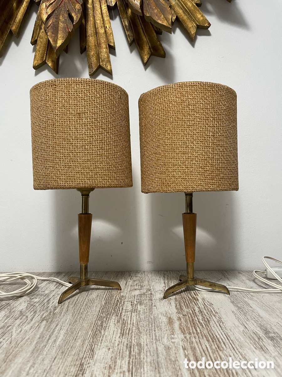 Vintage: L&Aacute;MPARAS MESA ESTILO N&Oacute;RDICO - Foto 1