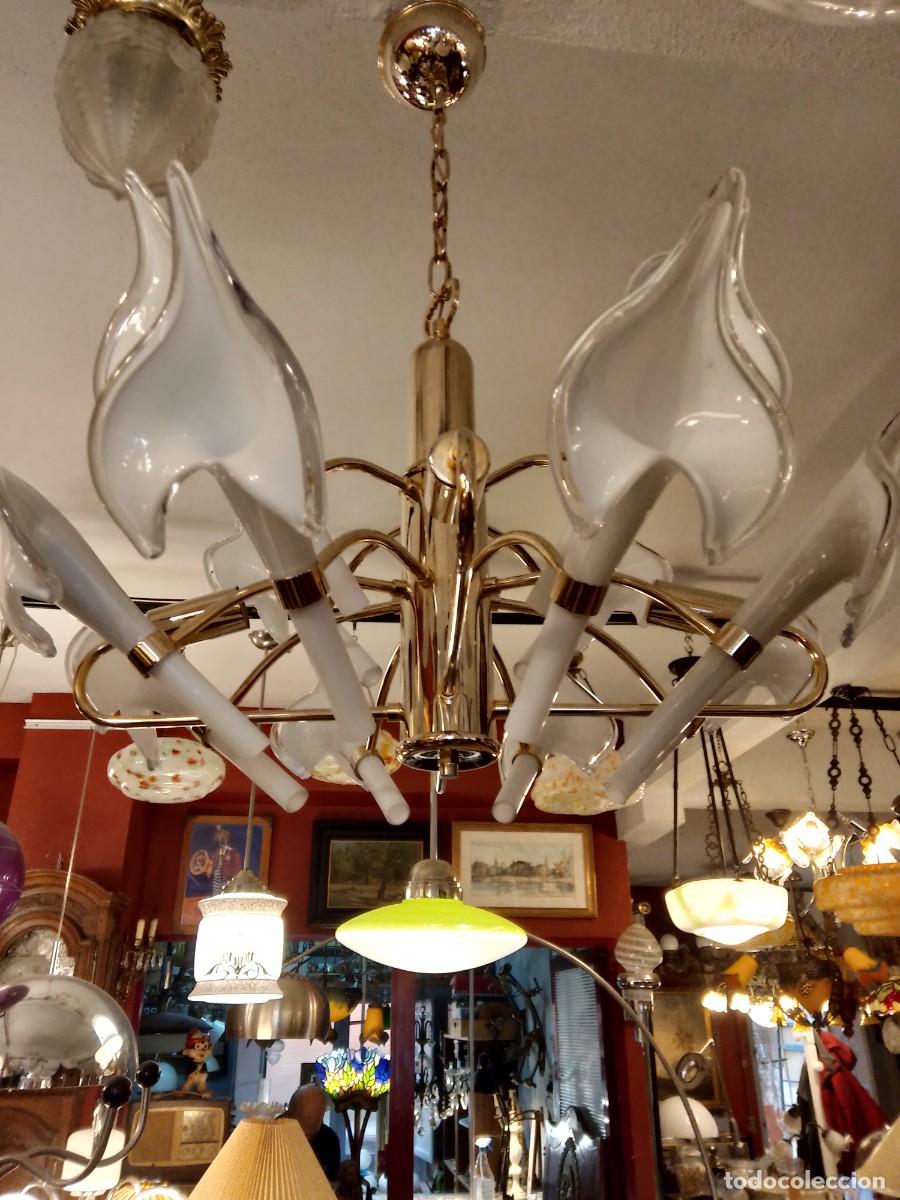 Vintage: lampara de techo -murano-vintage - Foto 1