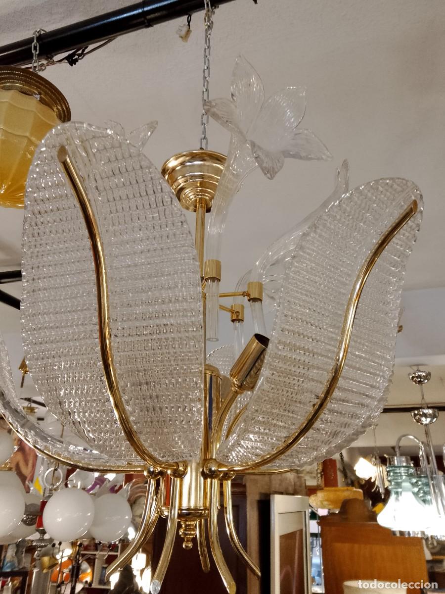 Vintage: lampara de techo-6 luces- - Foto 4