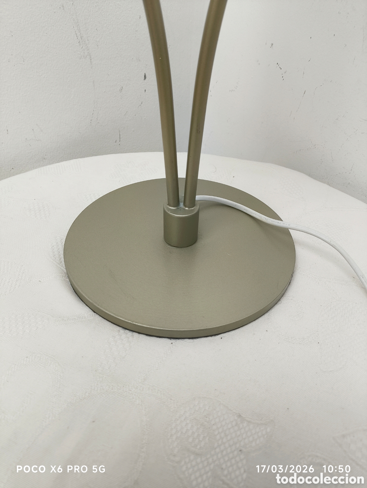 Vintage: L&aacute;mpara Retro Mesa Posmoderna Esfera Dorada - Foto 5