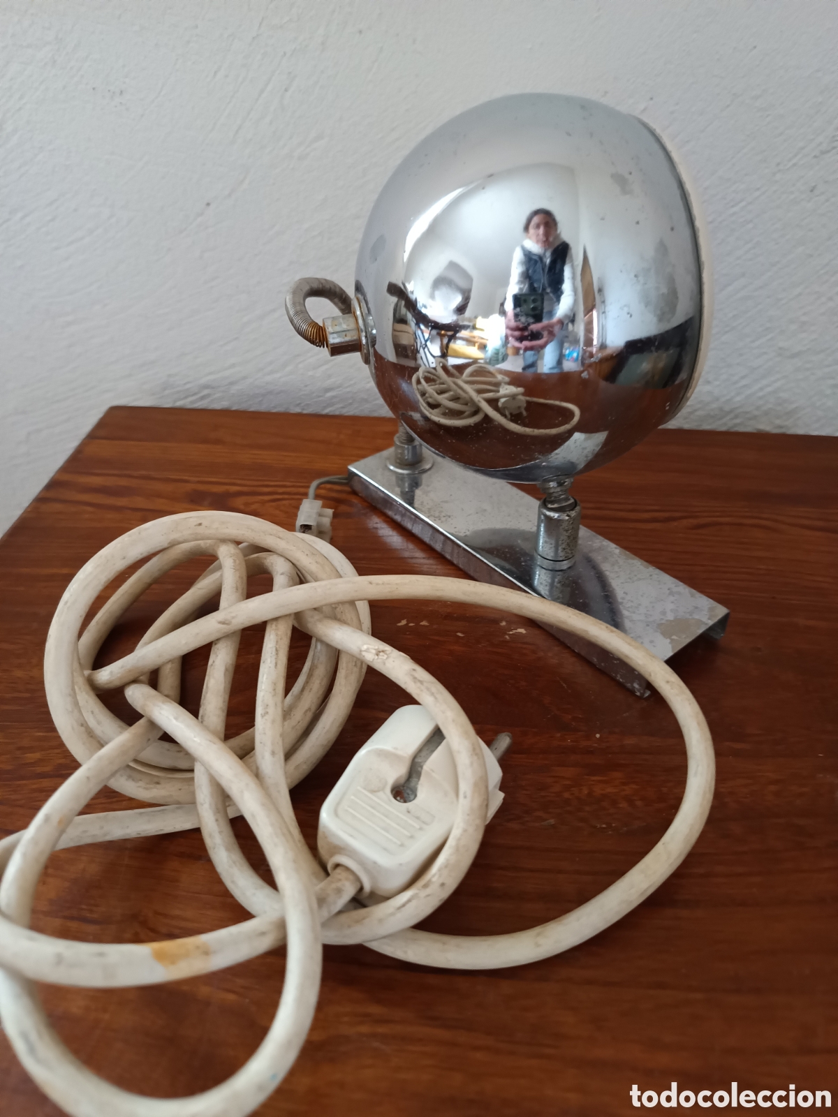 Vintage: Lampara metal aplique vintage - Foto 4