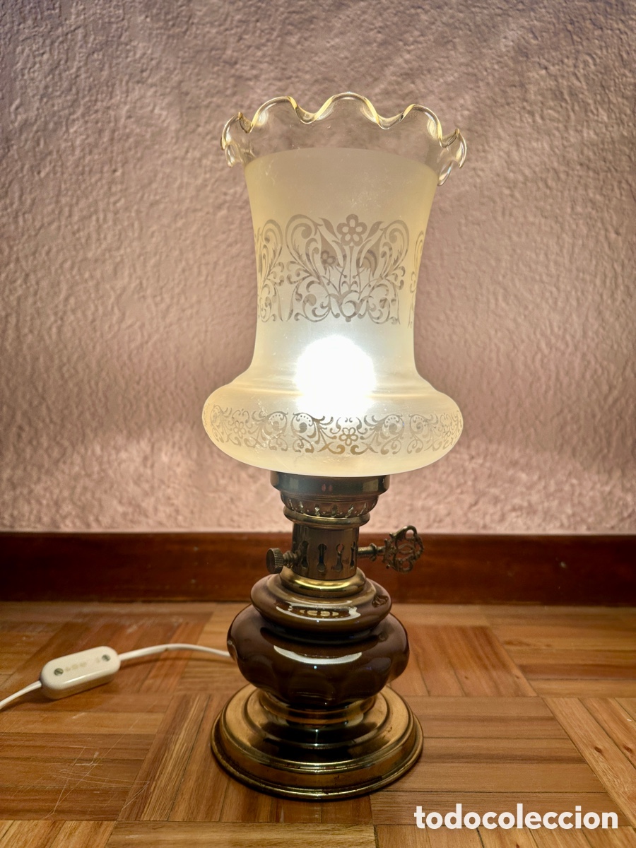 Vintage: L&aacute;mpara de mesa vintage - Foto 1