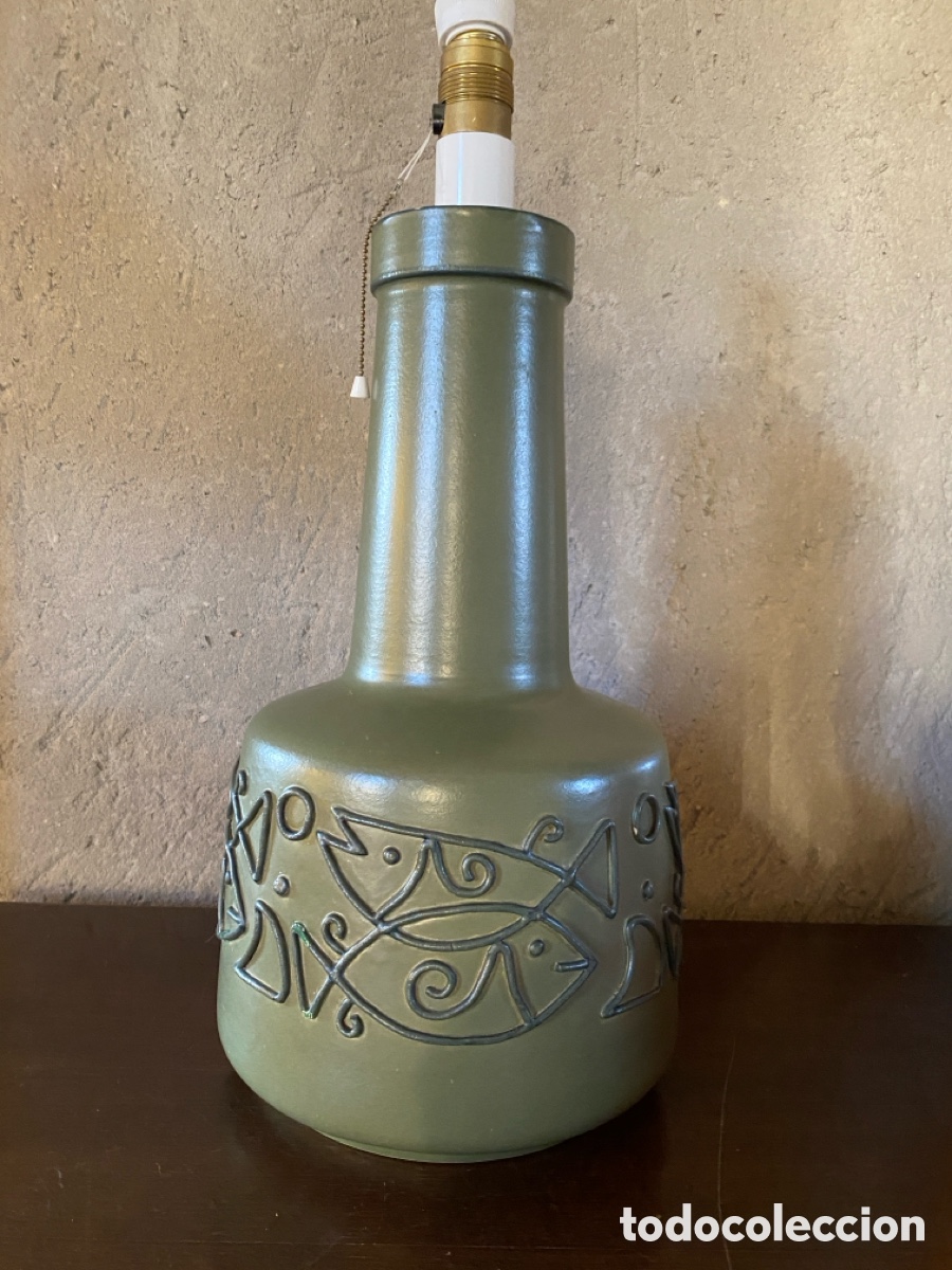 Vintage: L&aacute;mpara cer&aacute;mica Cases, Manises - Foto 4