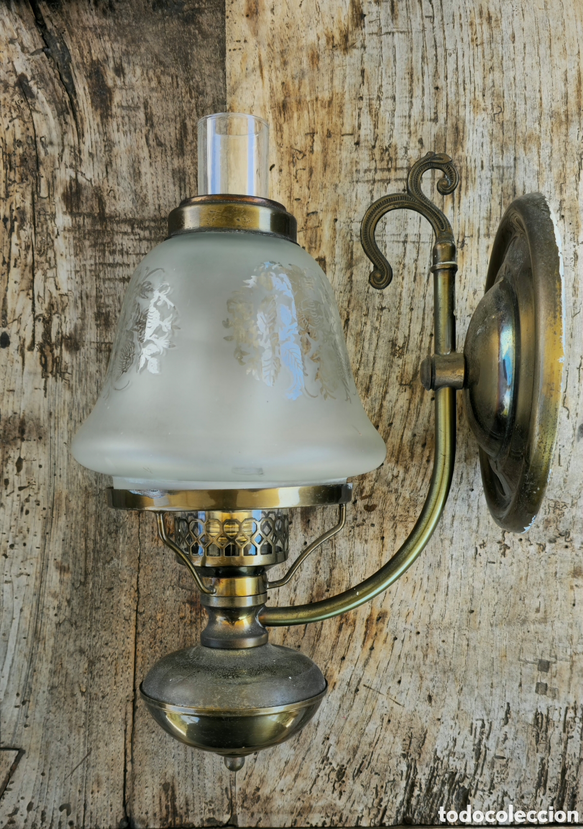 Vintage: Aplique lampara victoriana - Foto 2
