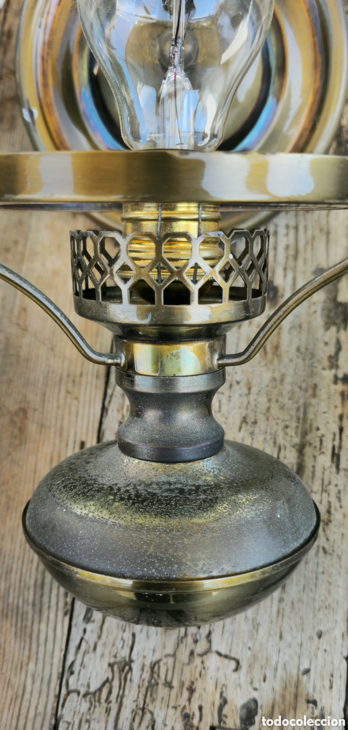 Vintage: Aplique lampara victoriana - Foto 6
