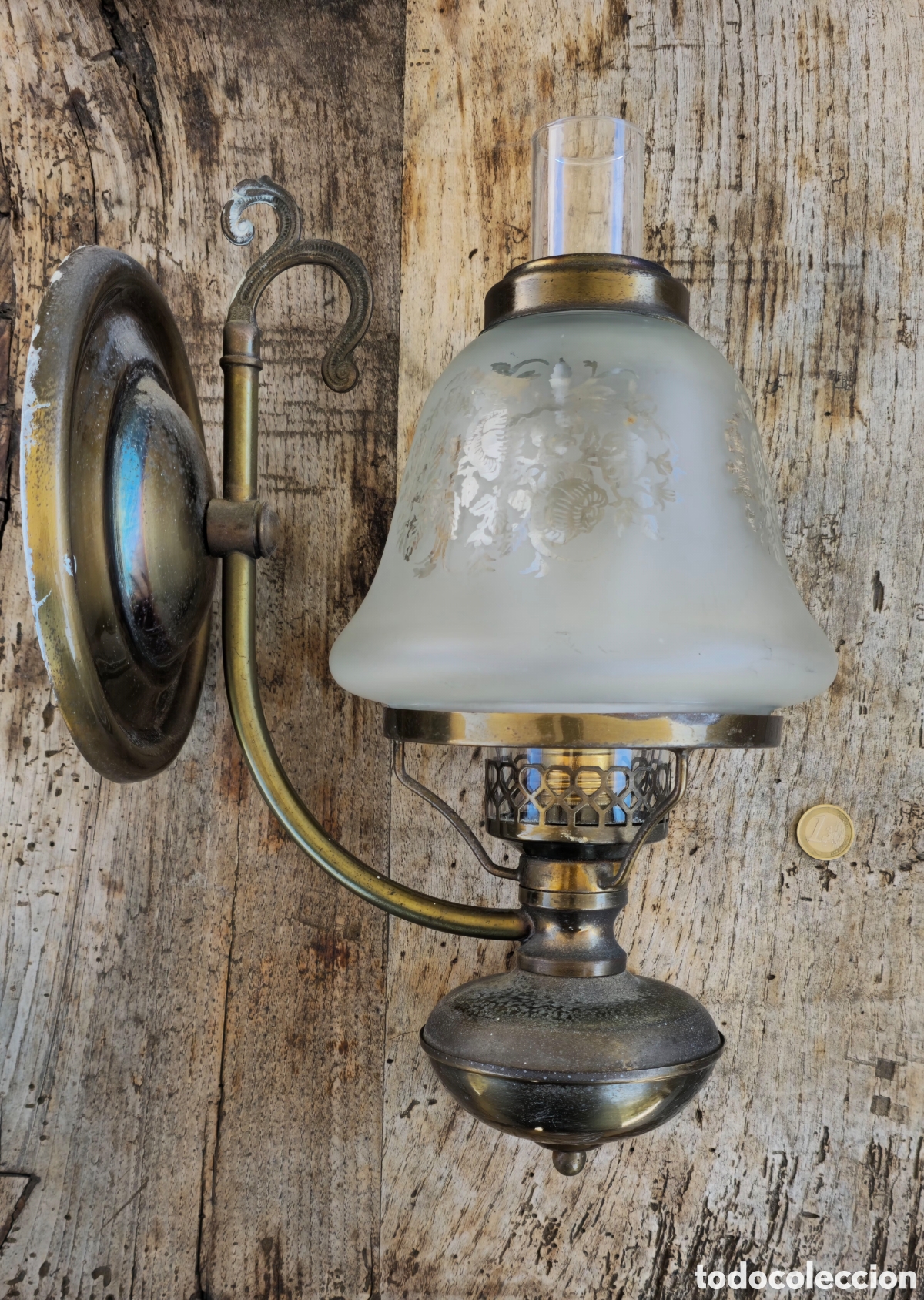 Vintage: Aplique lampara victoriana - Foto 1