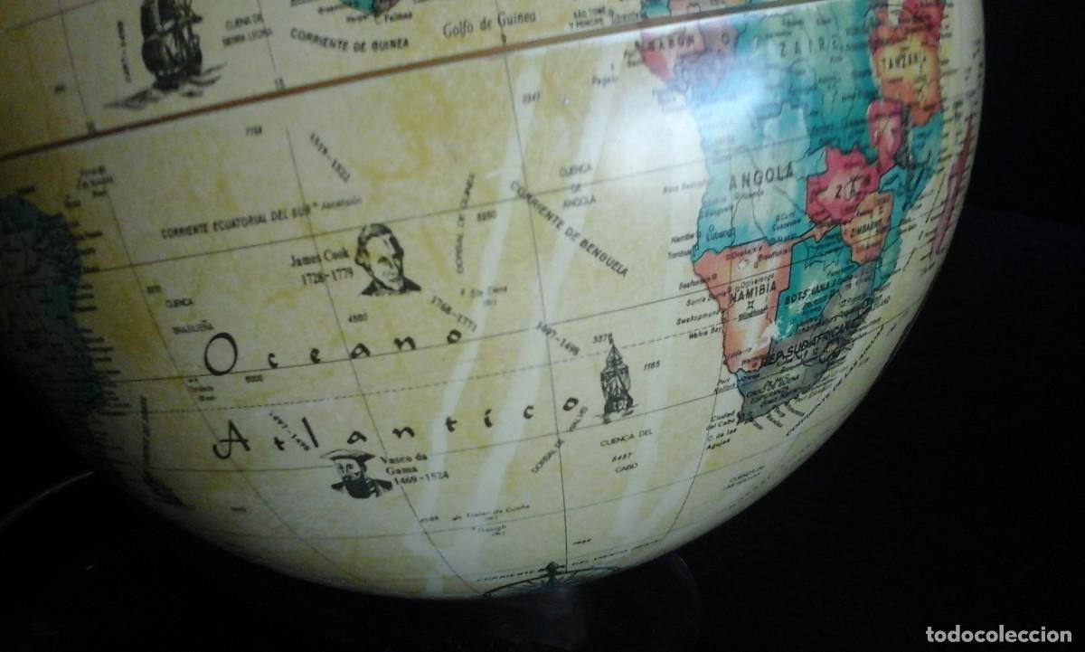 Vintage: Bola mundo, lampara retro - Foto 3