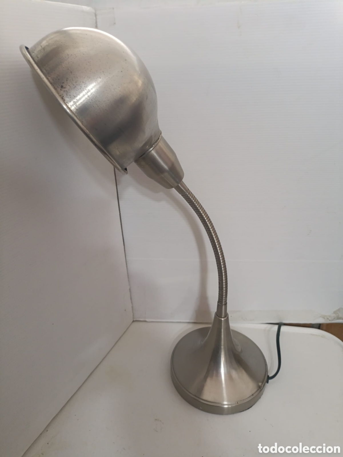 Vintage: L&aacute;mpara met&aacute;lica flexo Cobra - Foto 4