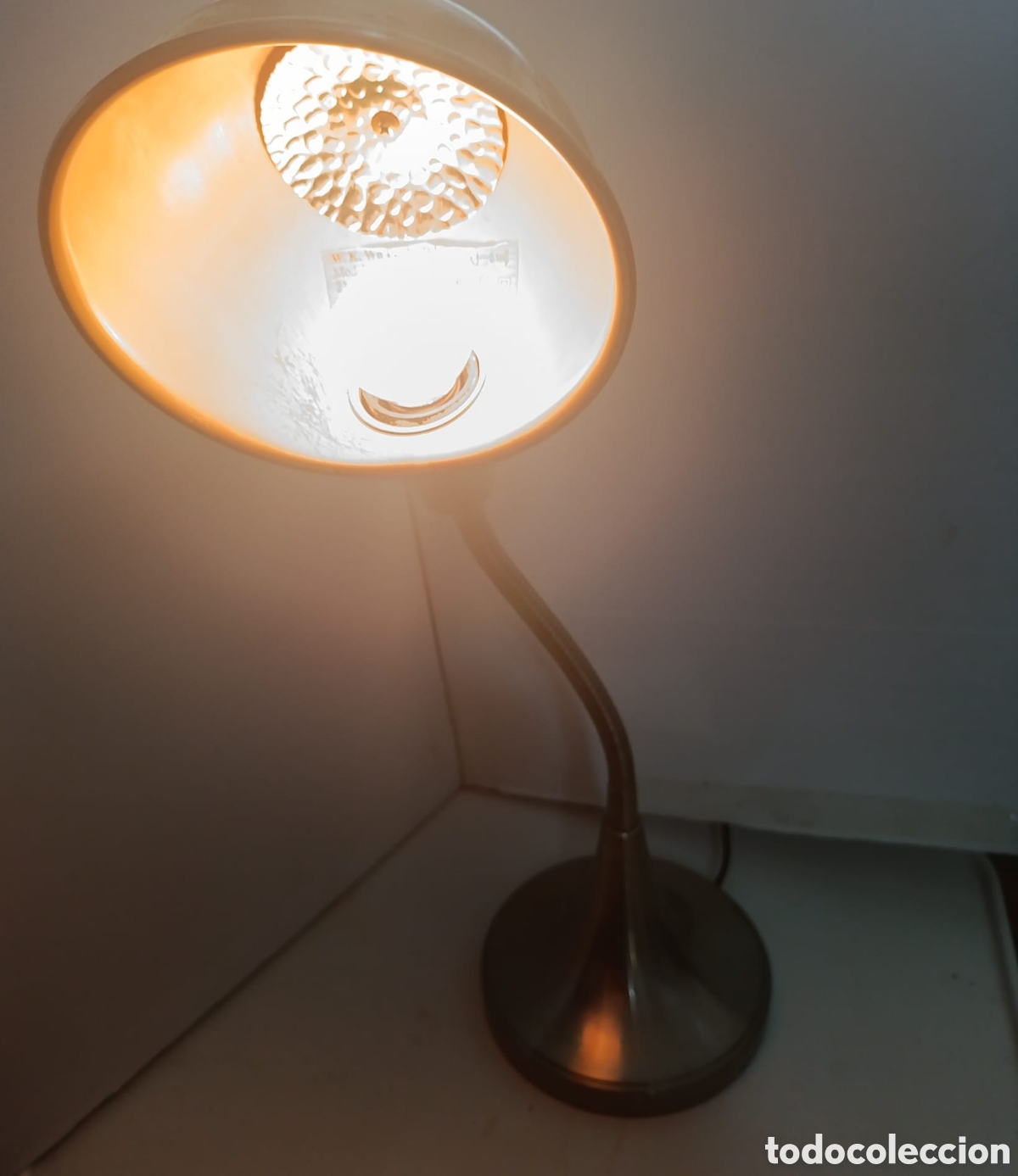 Vintage: L&aacute;mpara met&aacute;lica flexo Cobra - Foto 8