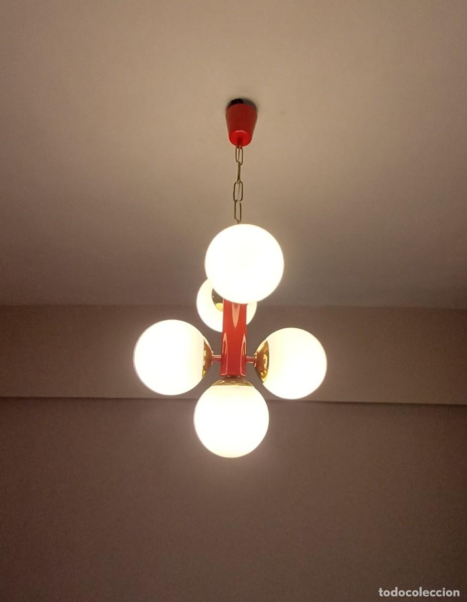 Vintage: L&aacute;mpara de techo estilo Space Age - Foto 5