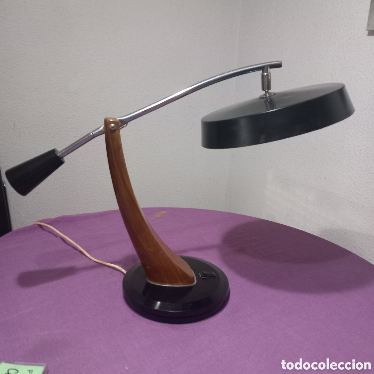 Vintage: LAMPARA FASE PENDULO JUNIOR 1&deg;GENERACION(Dise&ntilde;o:Luis P&eacute;rez de la Oliva y Pedro Mart&iacute;n Garcia 1964)