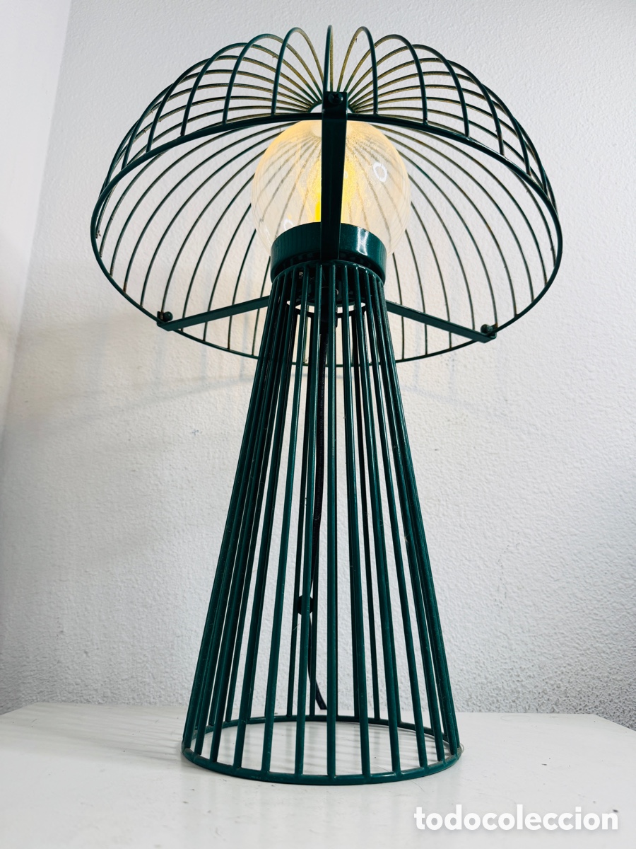 Vintage: L&aacute;mpara Seta Metal 56 cm - Foto 6