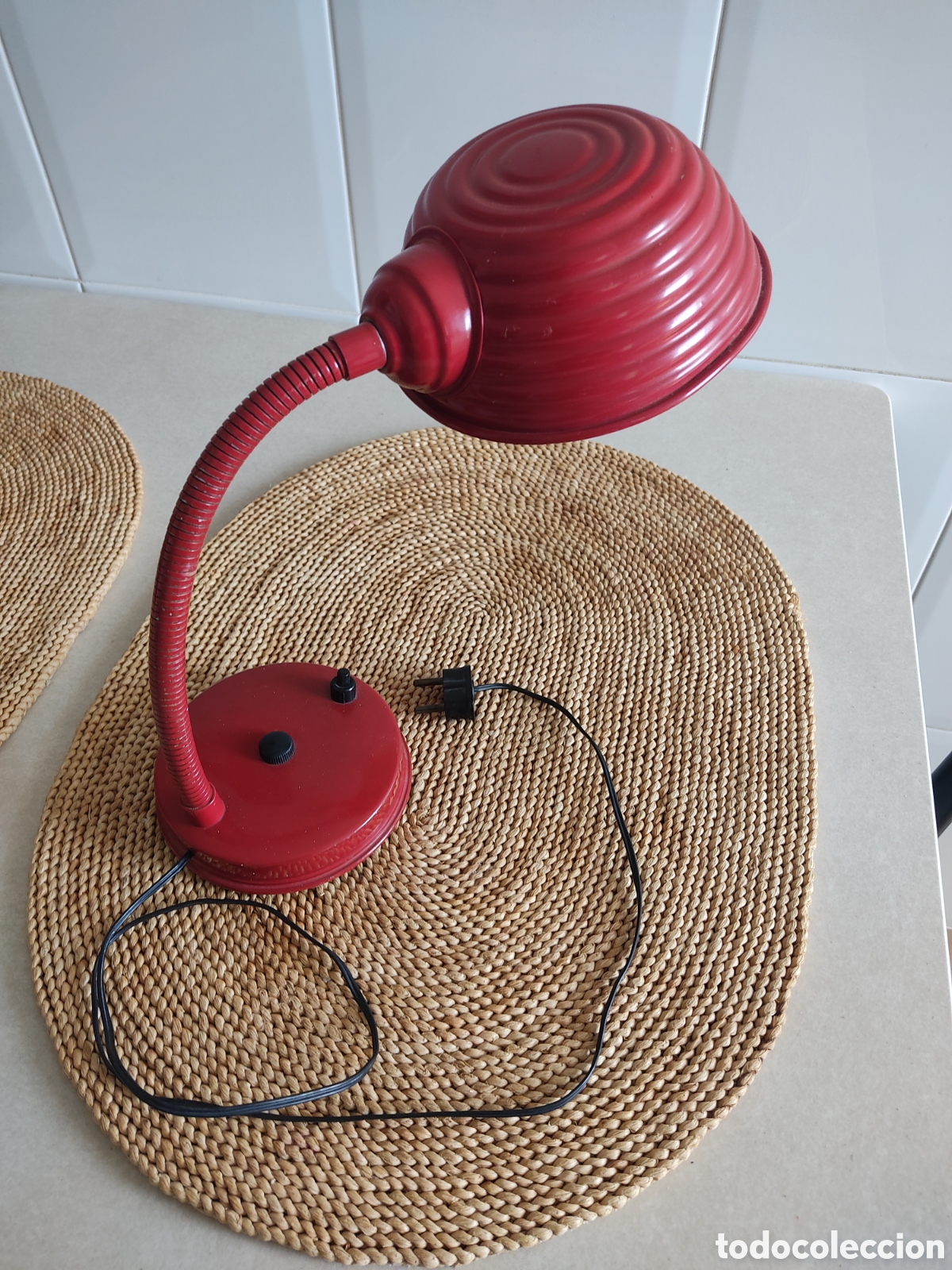 Vintage: FLEXO ROJO VINTAGE A&Ntilde;OS 70