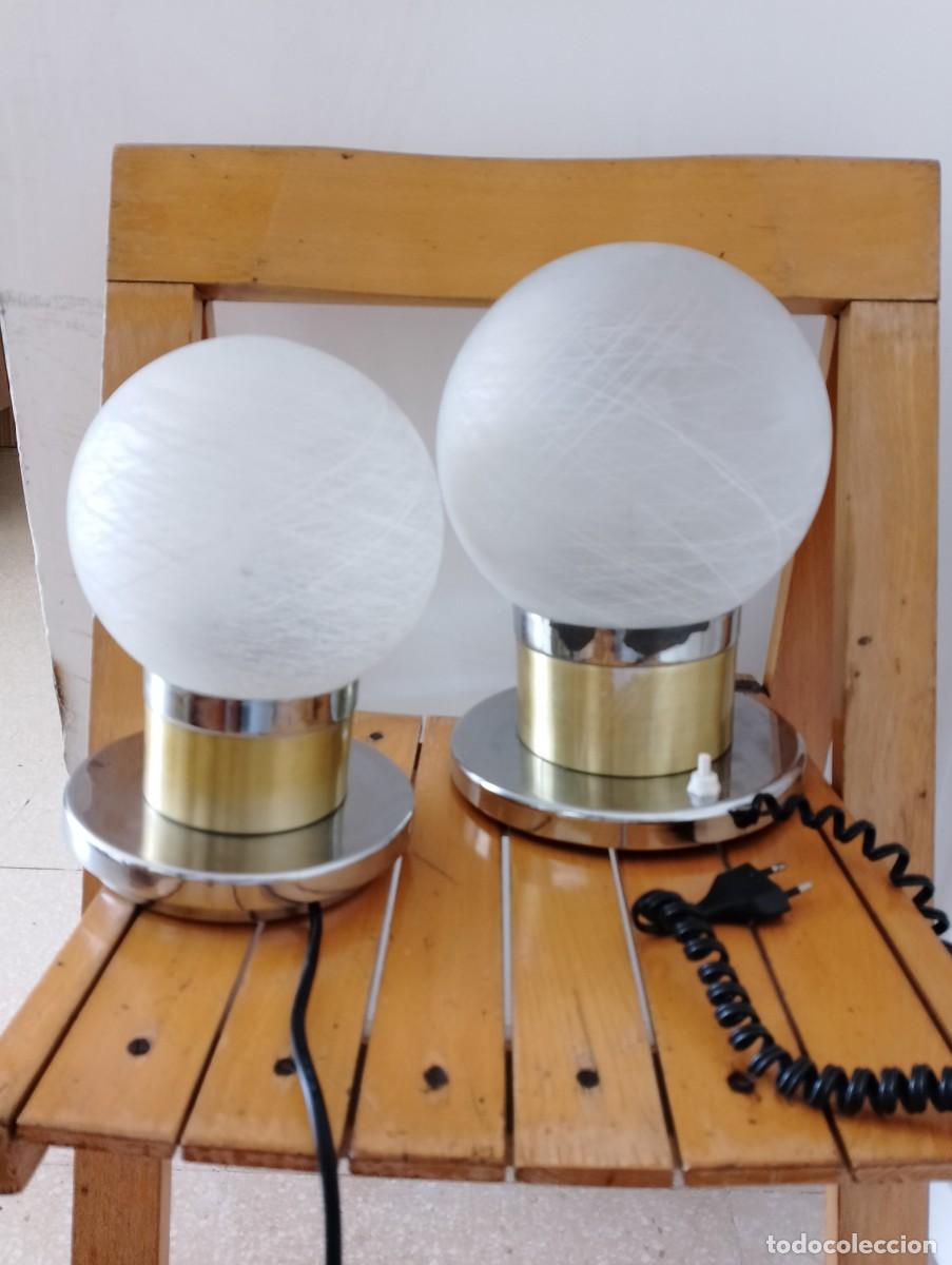 Vintage: 2 l&aacute;mparas vintage space age - Foto 20