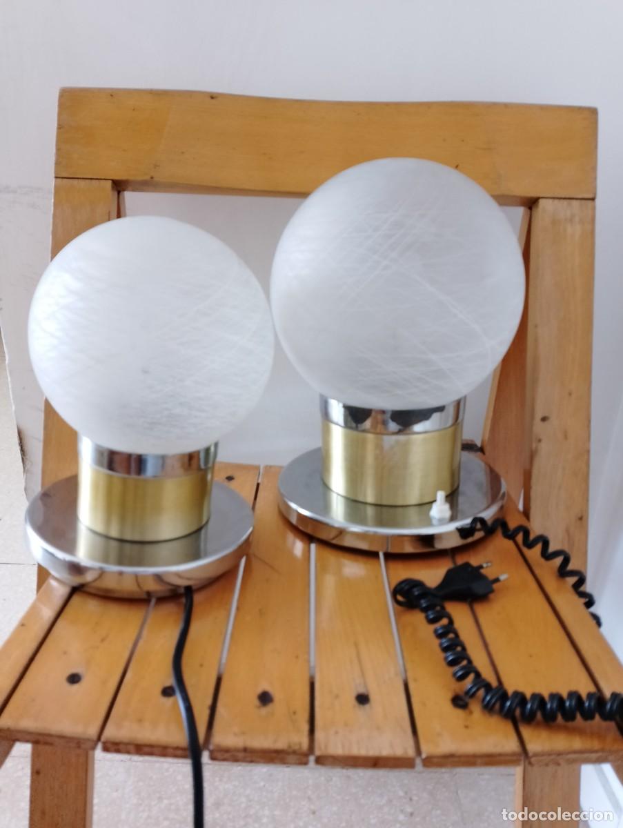 Vintage: 2 l&aacute;mparas vintage space age - Foto 22