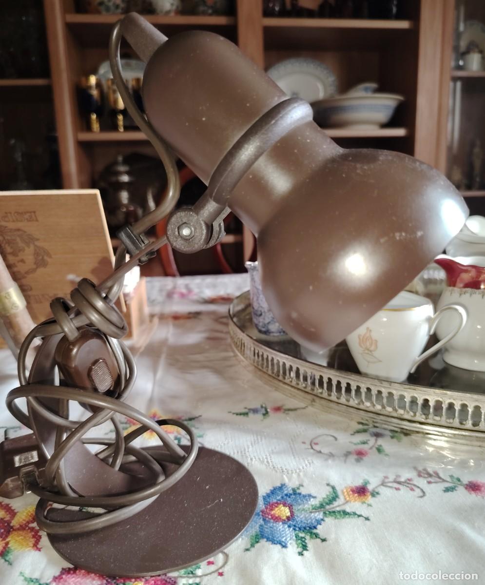 Vintage: LAMPARA DE ESCRITORIO A&Ntilde;OS 50/60 ORIGINAL RARA