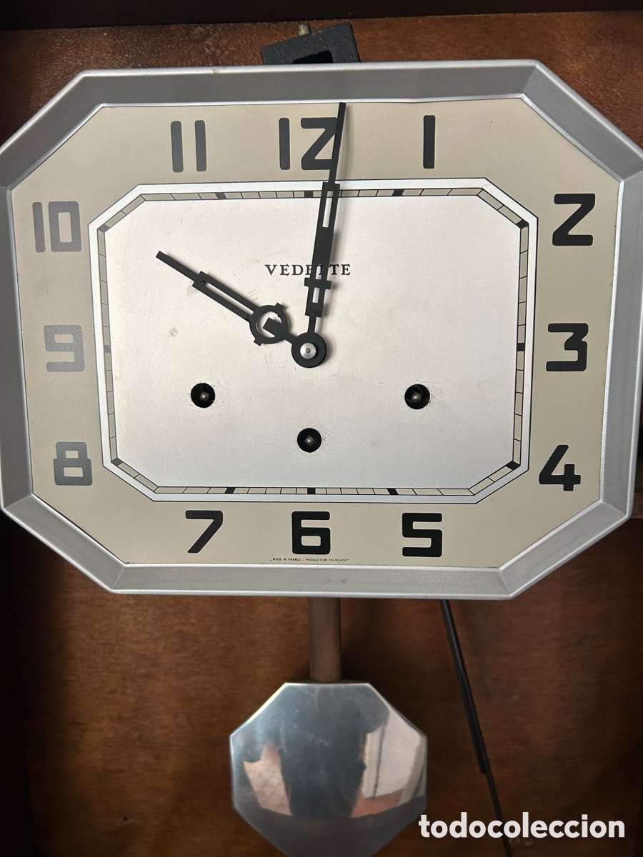Vintage: Reloj pared antiguo Marca VEDETTE - Foto 4