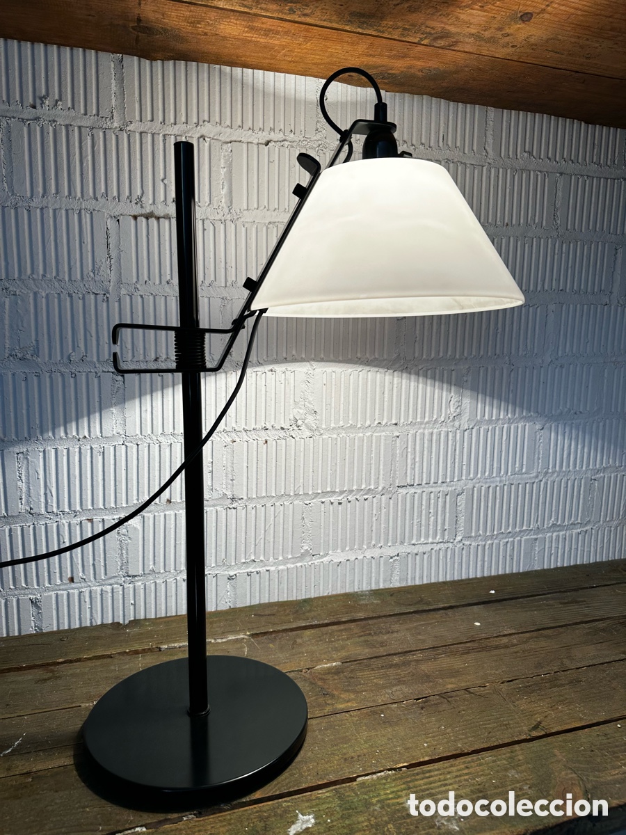 Vintage: L&Aacute;MPARA METALARTE ANTONI BLANC. A ESTRENAR, de Stock de tienda.