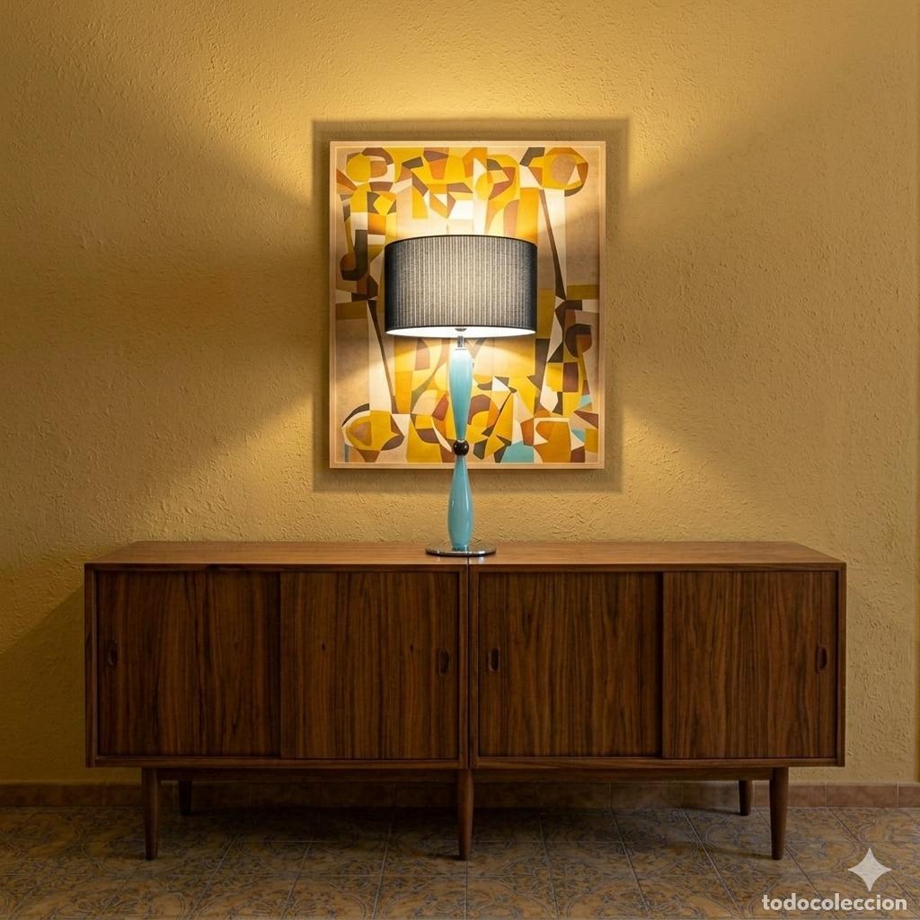 Vintage: L&aacute;mpara de mesa de dise&ntilde;o de alta calidad hecha a mano del fabricante espa&ntilde;ol Bondia Ceramicas